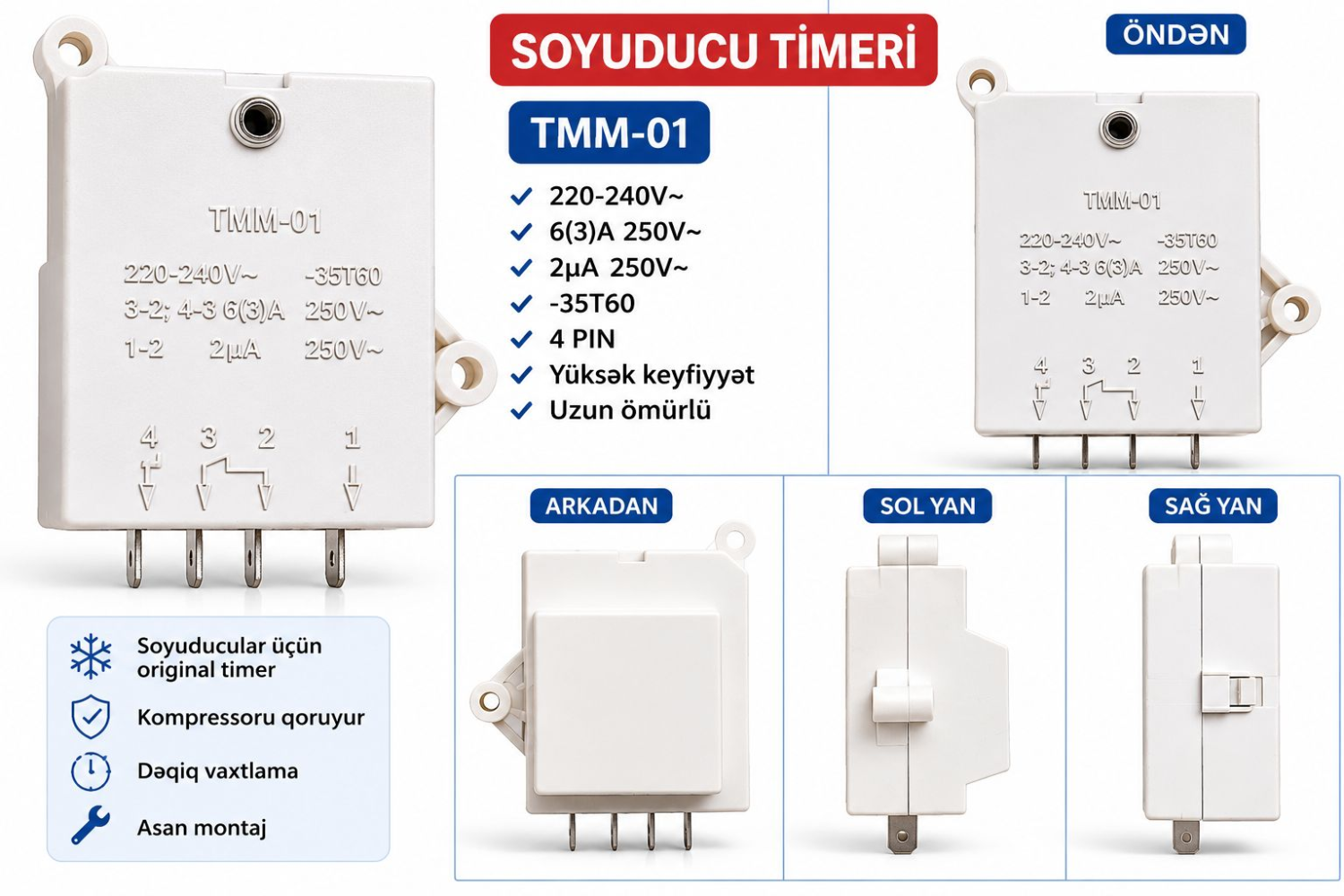 İndesit Soyuducu Timeri TMM-01